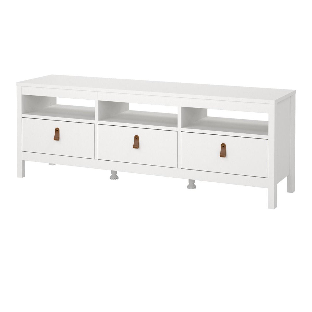 Wooden TV Stand With 3 Drawers - Barcelona