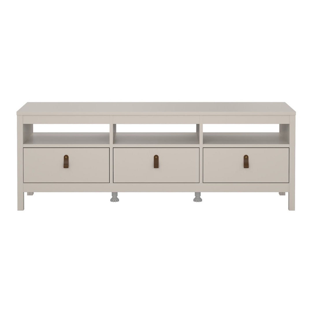 Wooden TV Stand With 3 Drawers - Barcelona