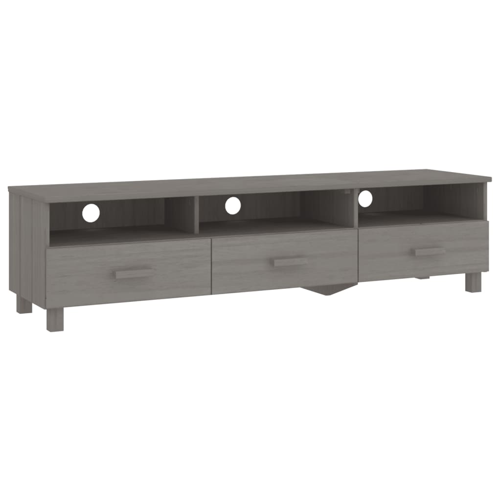 Wooden TV Stand With 3 Drawers - Hamar