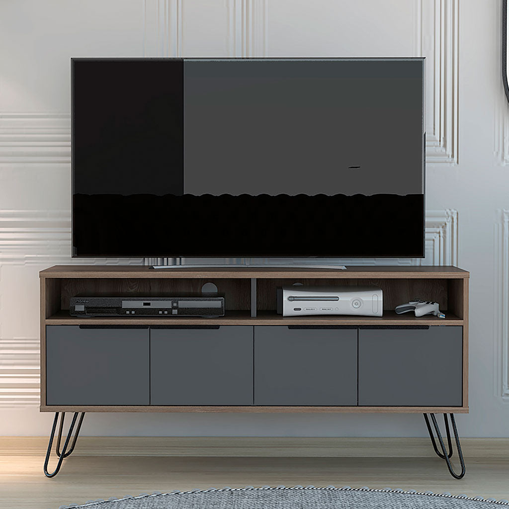 Wooden TV Stand With 4 Doors - Vegas