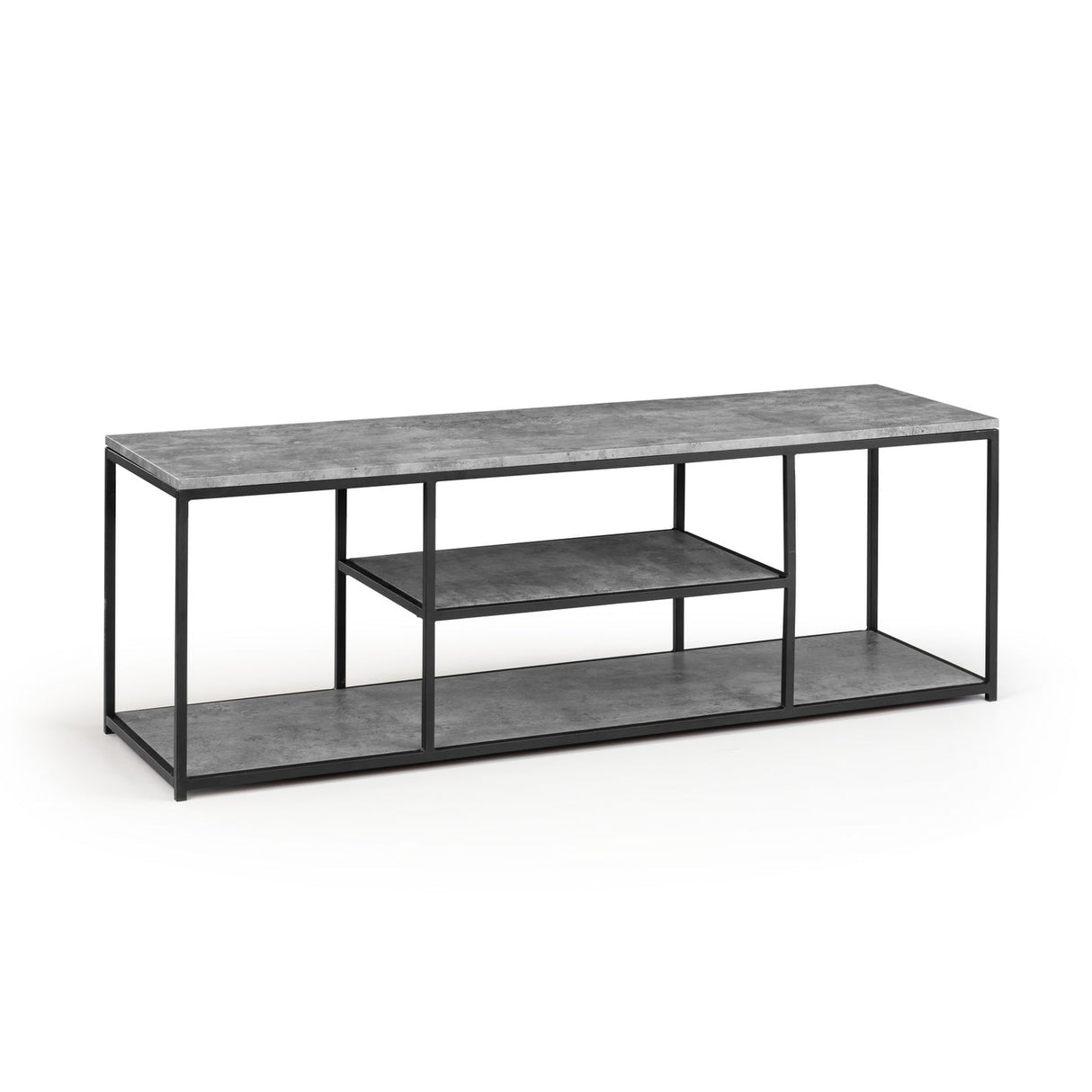 Wooden TV Stand With Metal Frame - Staten