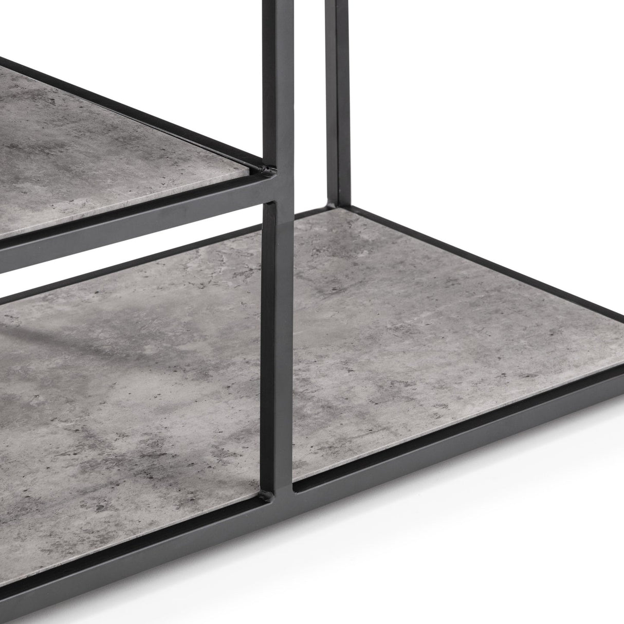 Wooden TV Stand With Metal Frame - Staten