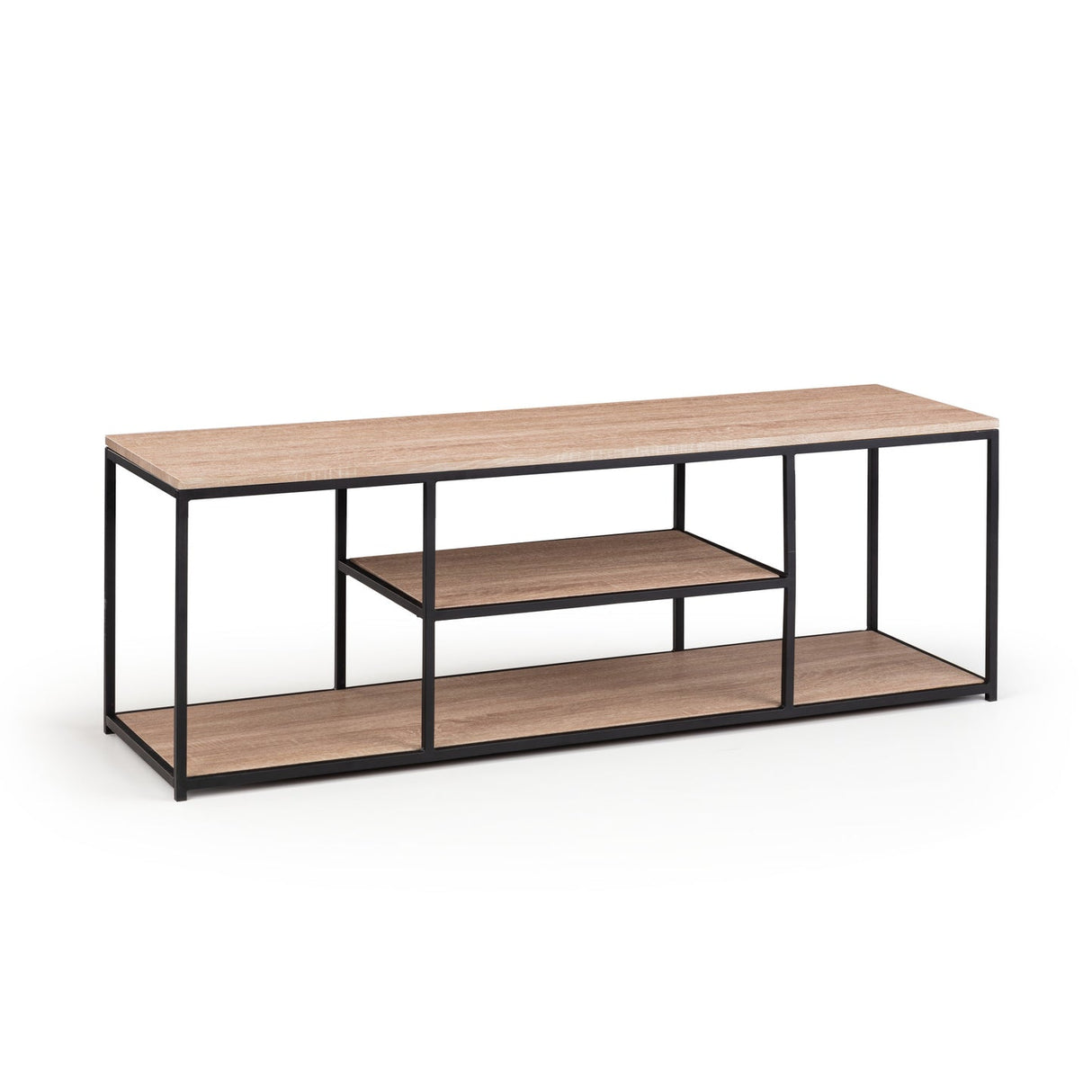 Wooden TV Stand With Metal Frame - Tribeca