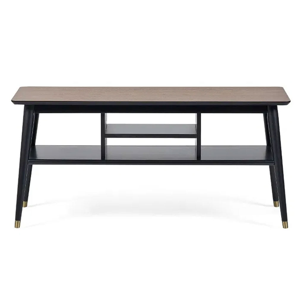 Wooden TV Stand With Shelves - Findlay