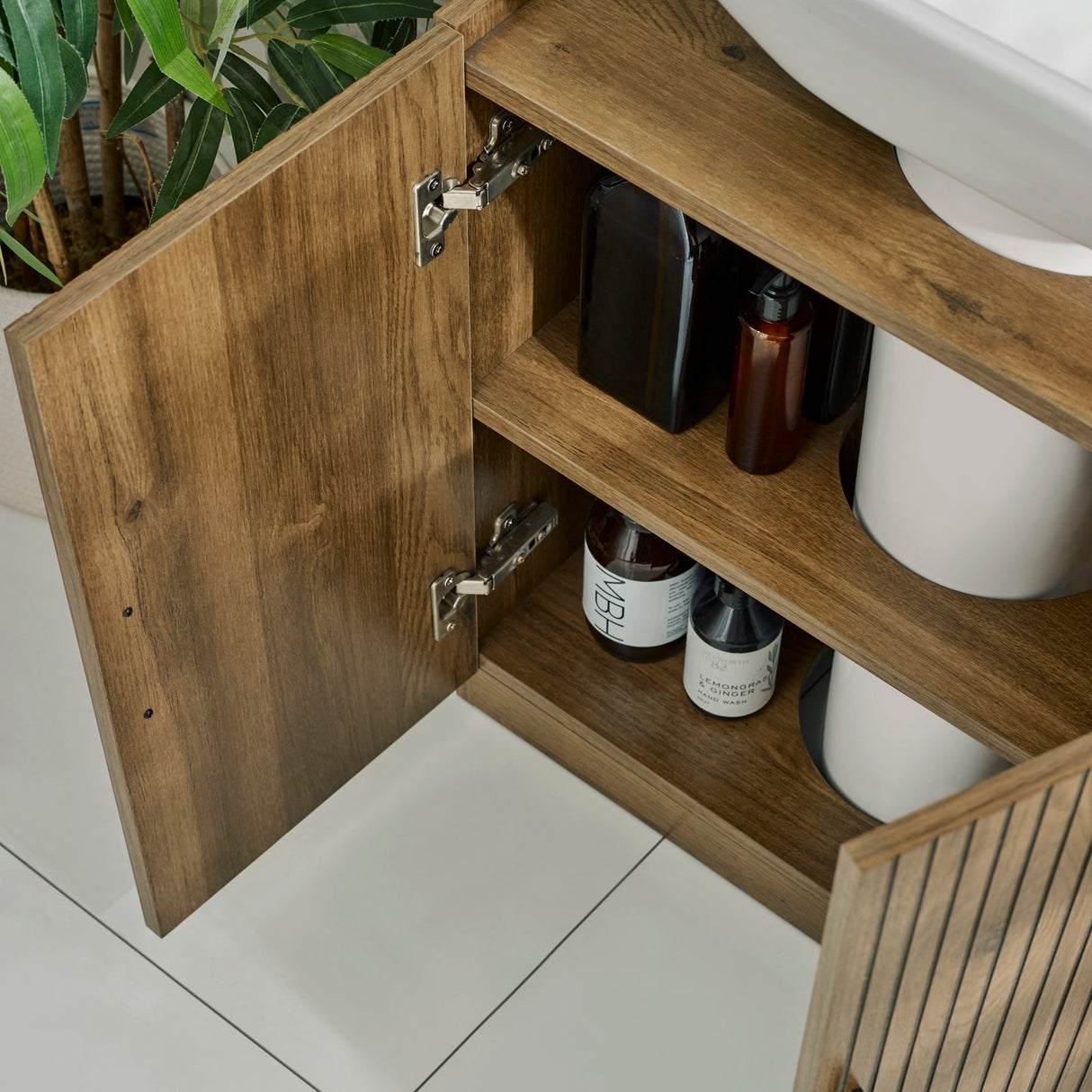Wooden Under Sink Cabinet With 2 Doors - Hampshire