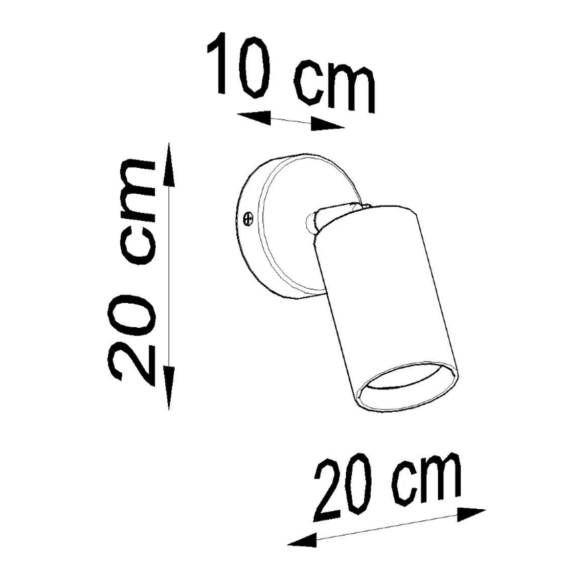 Wooden Wall Light With Berg Lamp - Peach Puff