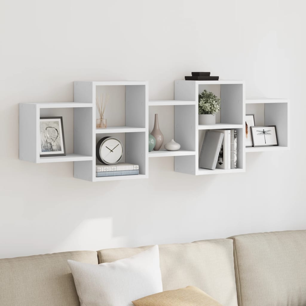 Wooden Wall Shelf 129cm Wide - Vantage Home