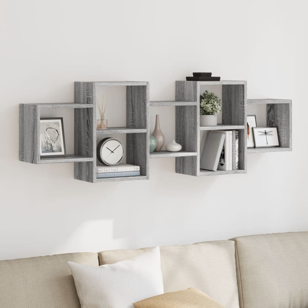 Wooden Wall Shelf 129cm Wide - Vantage Home
