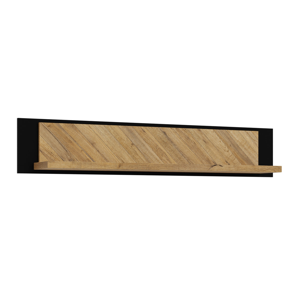 Wooden Wall Shelf 140cm Wide - Nikomedes