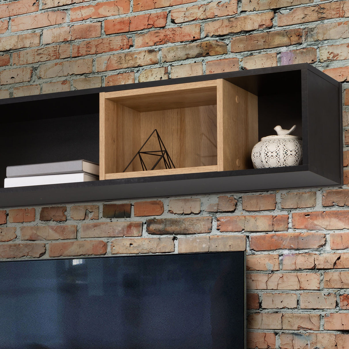 Wooden Wall Shelf 150.2cm Wide - High Rock