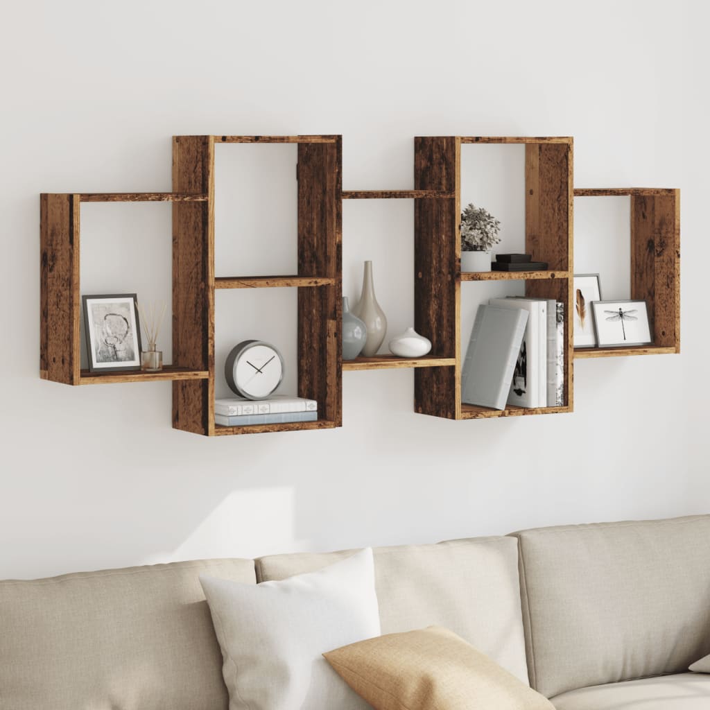 Wooden Wall Shelf 159cm Wide - Vantage Home