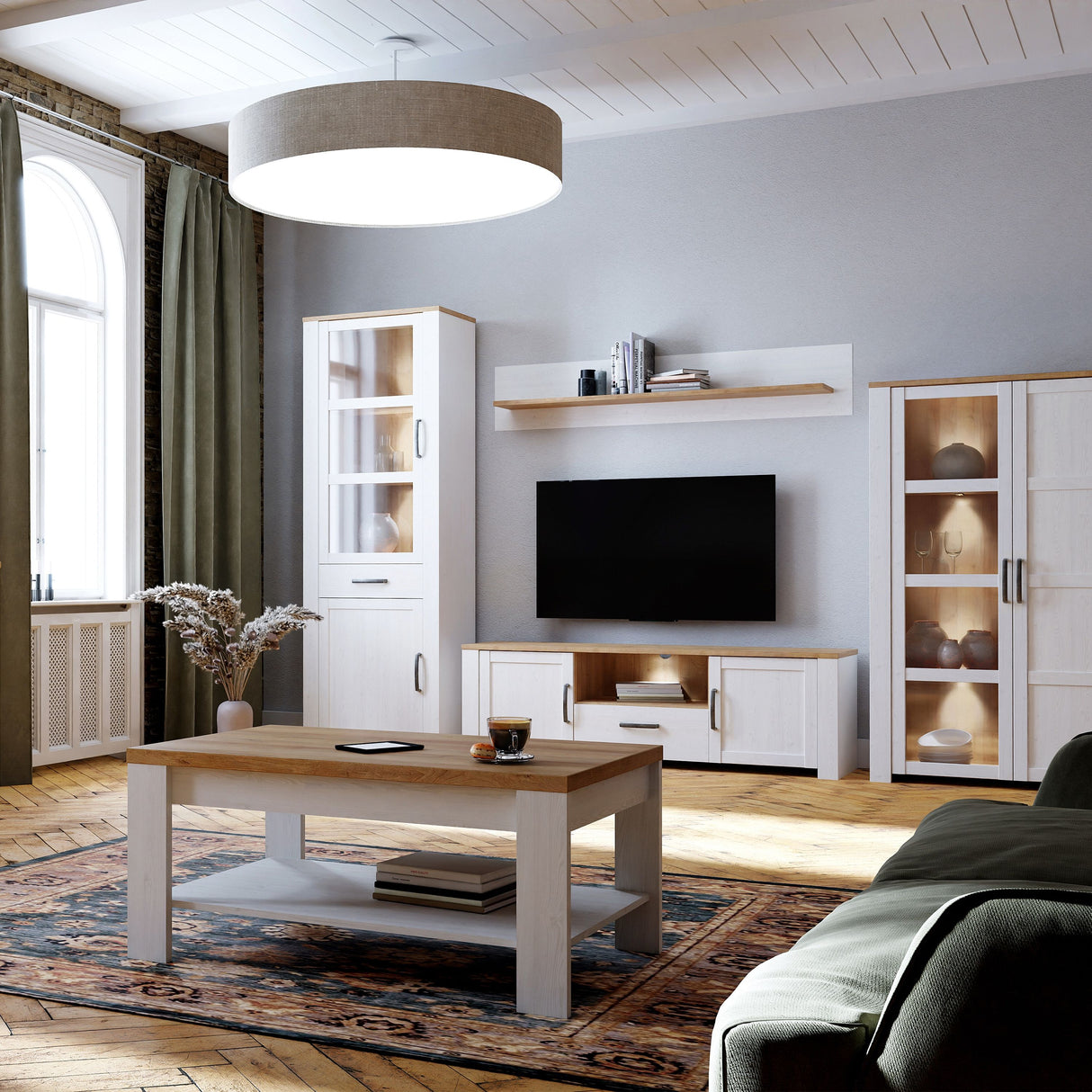 Wooden Wall Shelf 160cm Wide - Bohol