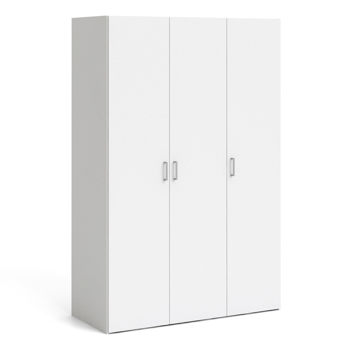 Wooden Wardrobe 175cm High With 3 Doors - Space
