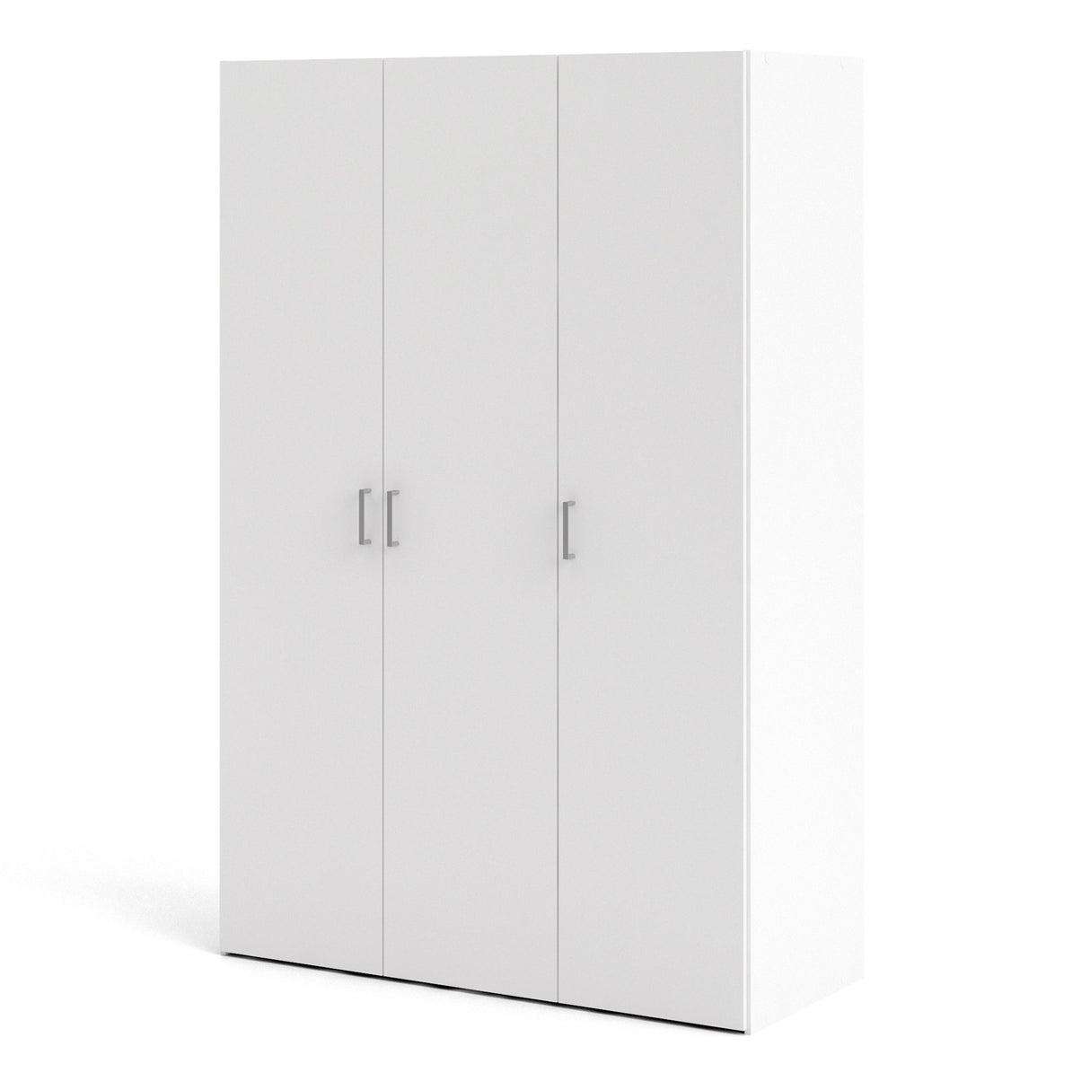 Wooden Wardrobe 175cm High With 3 Doors - Space