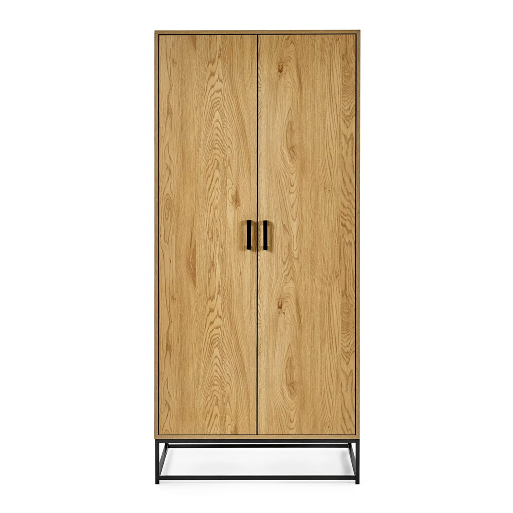 Wooden Wardrobe With 2 Doors - Harlow