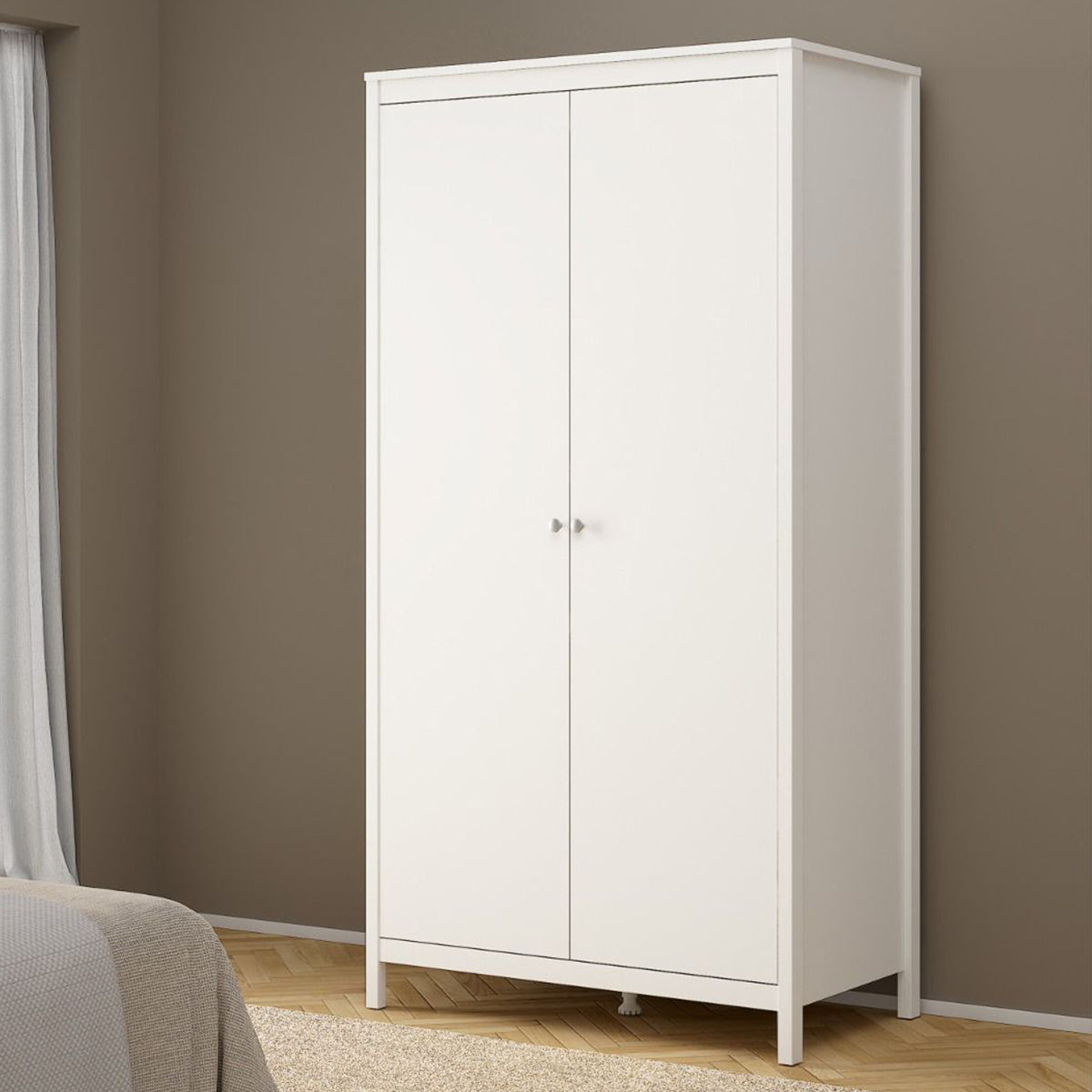 Wooden Wardrobe With 2 Doors - Madrid