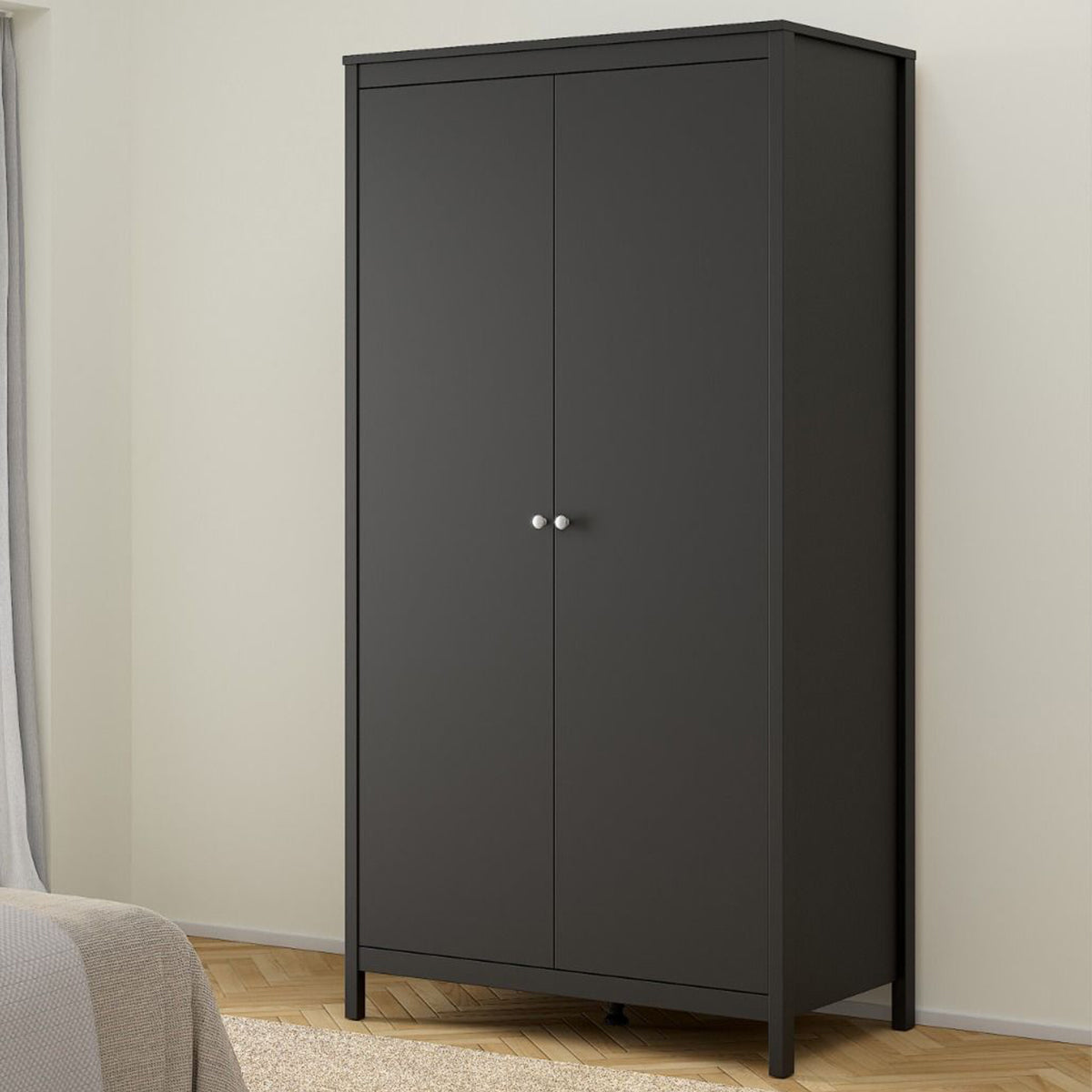 Wooden Wardrobe With 2 Doors - Madrid