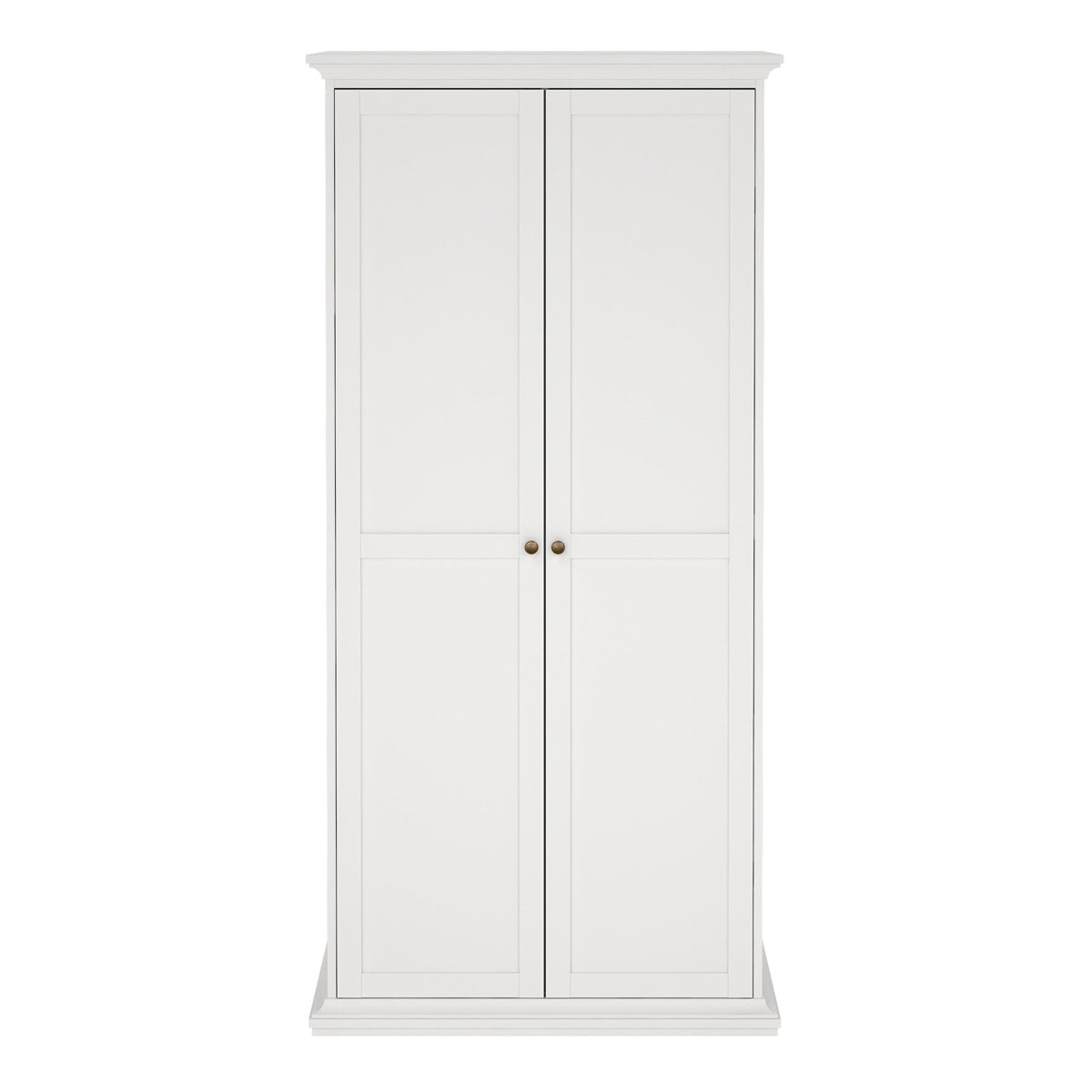 Wooden Wardrobe With 2 Doors - Paris