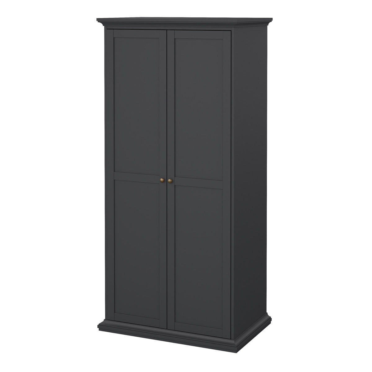 Wooden Wardrobe With 2 Doors - Paris