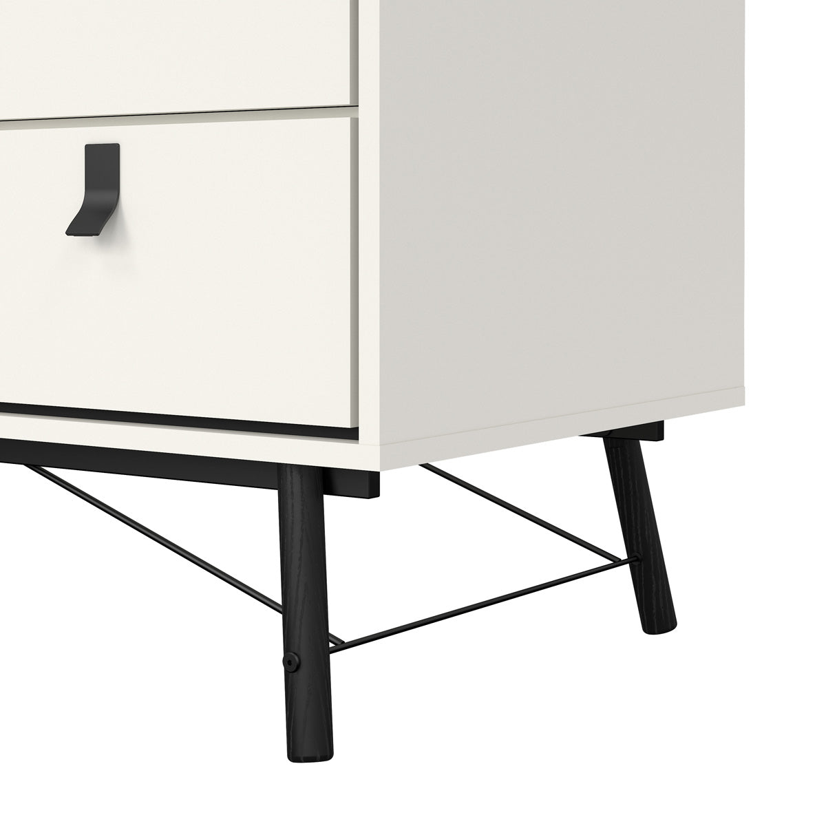 Wooden Wardrobe With 3 Doors And 3 Drawers - Ry