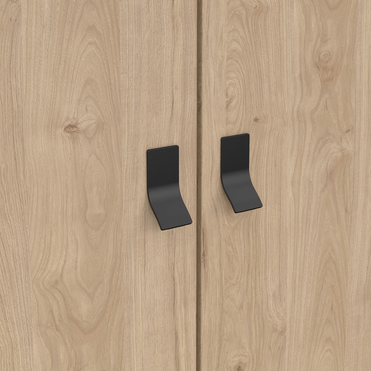 Wooden Wardrobe With 3 Doors And 3 Drawers - Ry