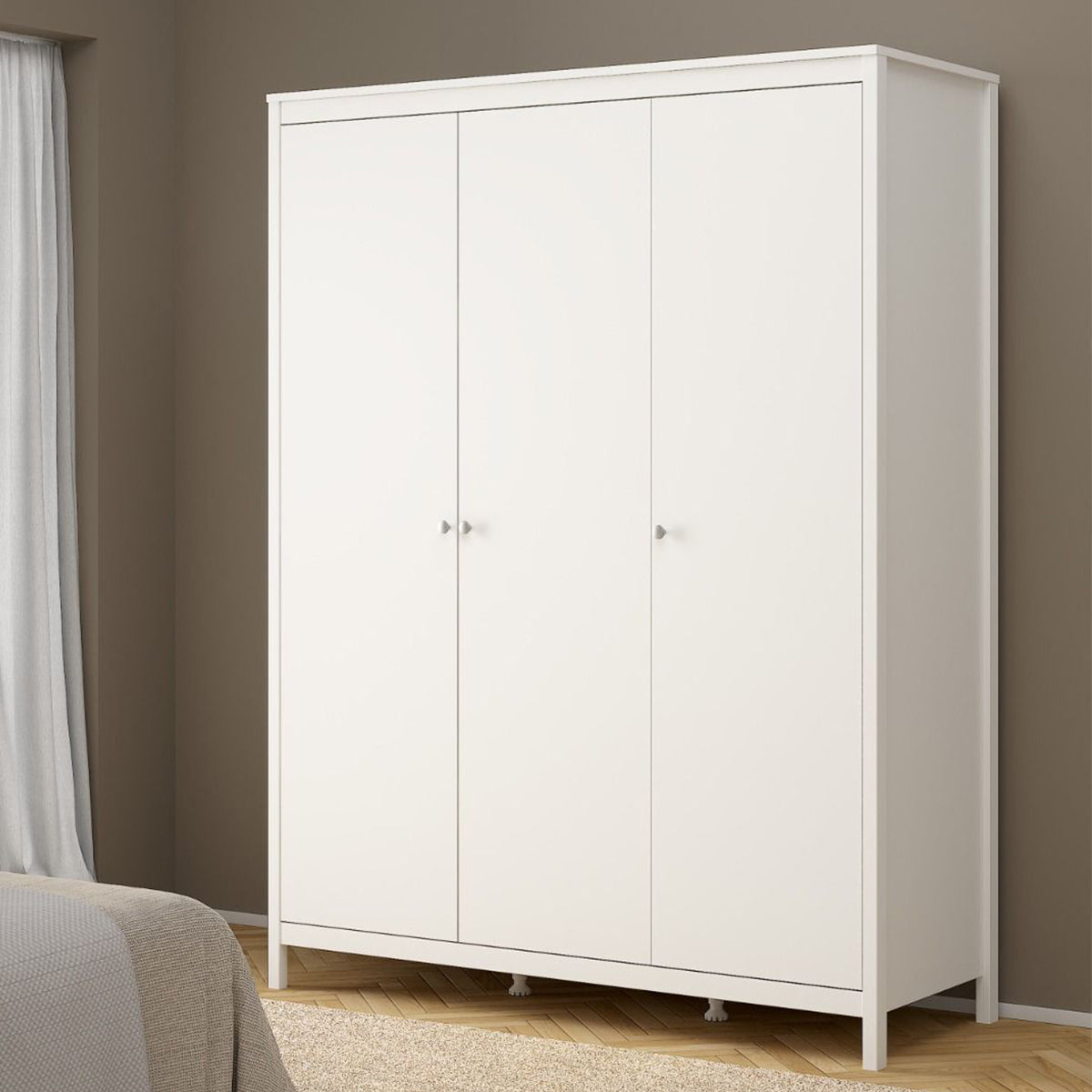 Wooden Wardrobe With 3 Doors - Madrid