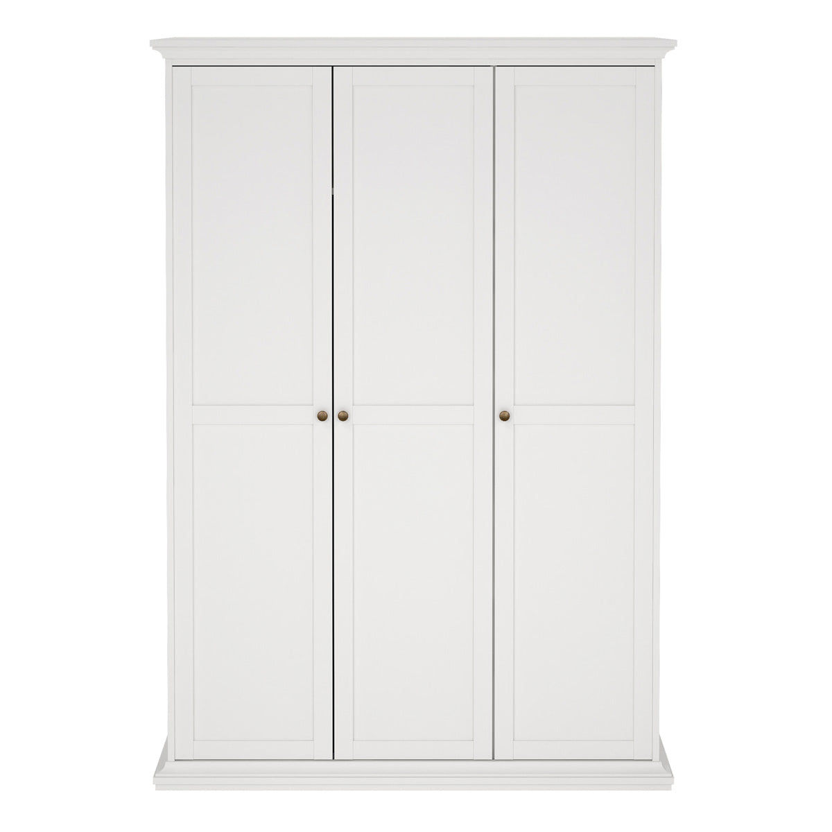 Wooden Wardrobe With 3 Doors - Paris