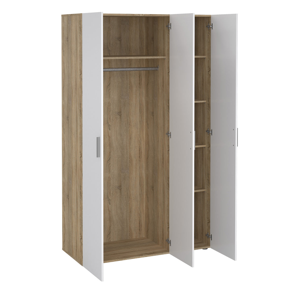 Wooden Wardrobe With 3 Doors - Pepe