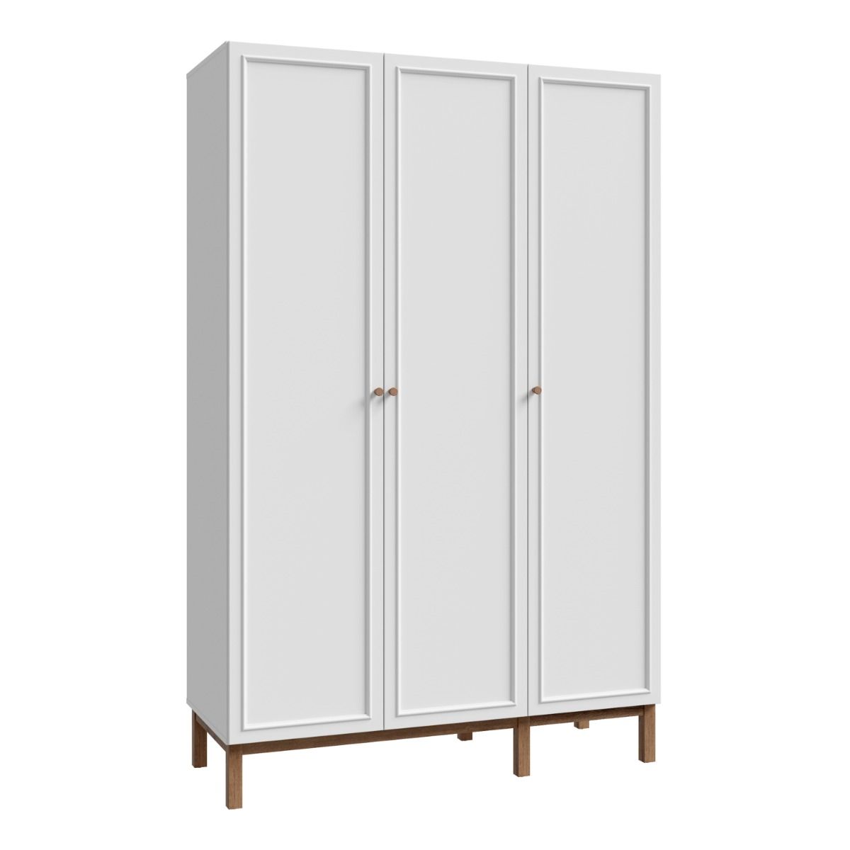 Wooden Wardrobe With 3 Doors - Wensley