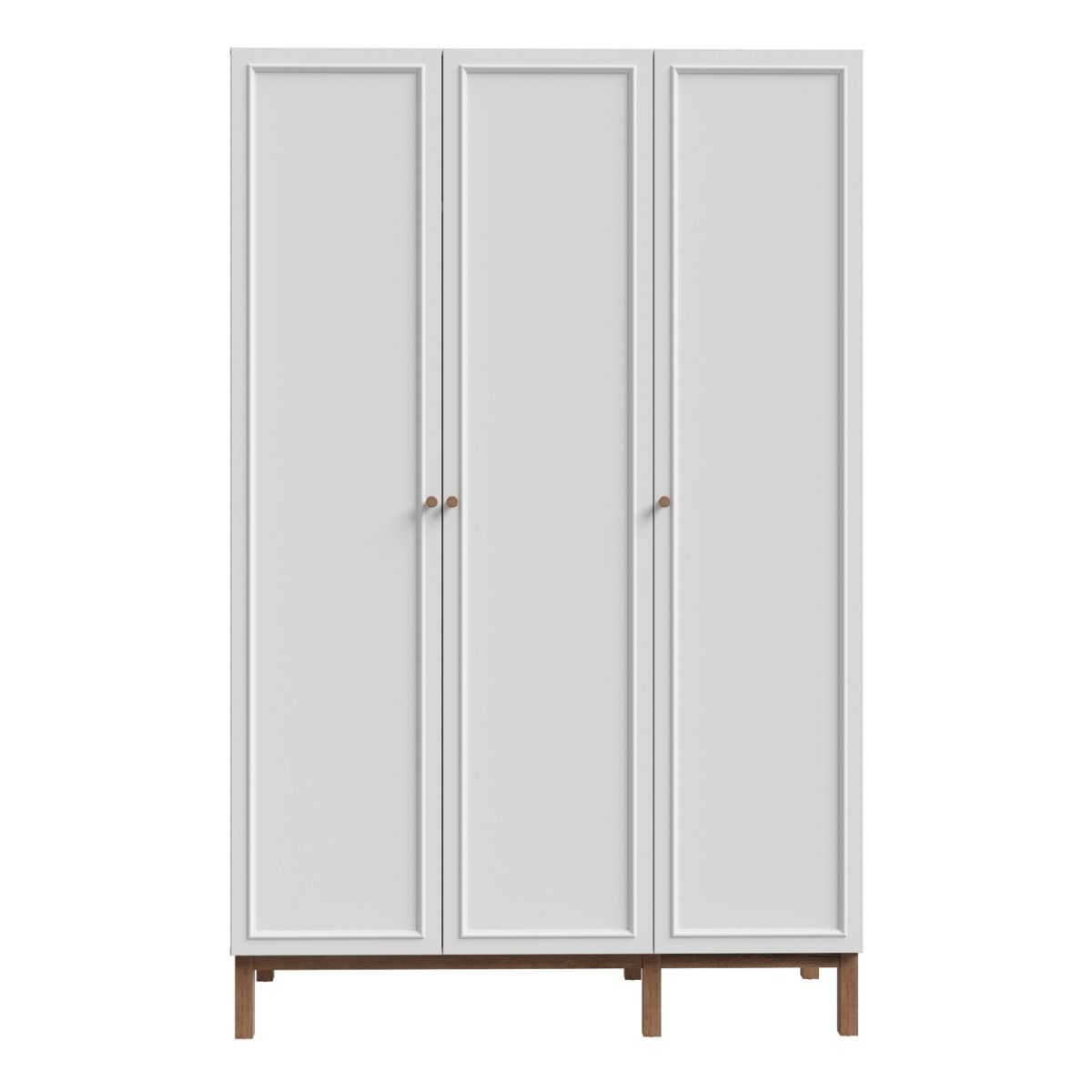 Wooden Wardrobe With 3 Doors - Wensley