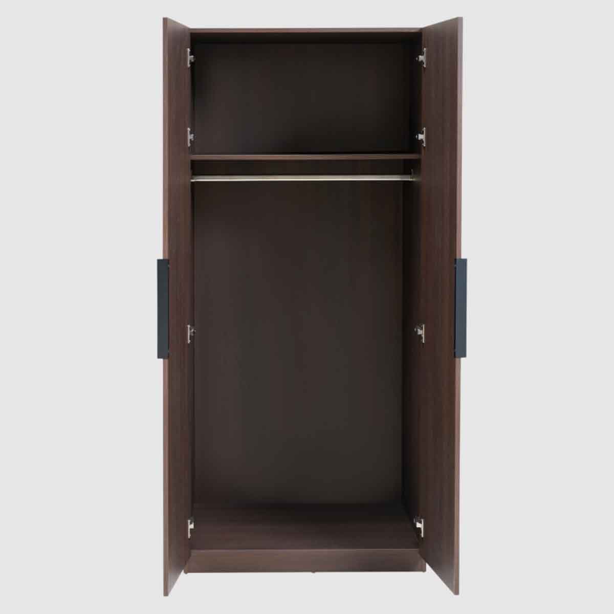 Wooden Wardrobe 80cm Wide With 2 Doors - Luna