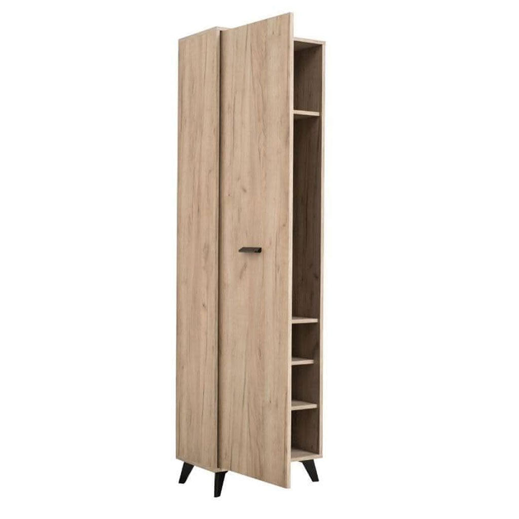 Wooden Wardrobe With 1 Door - Kent