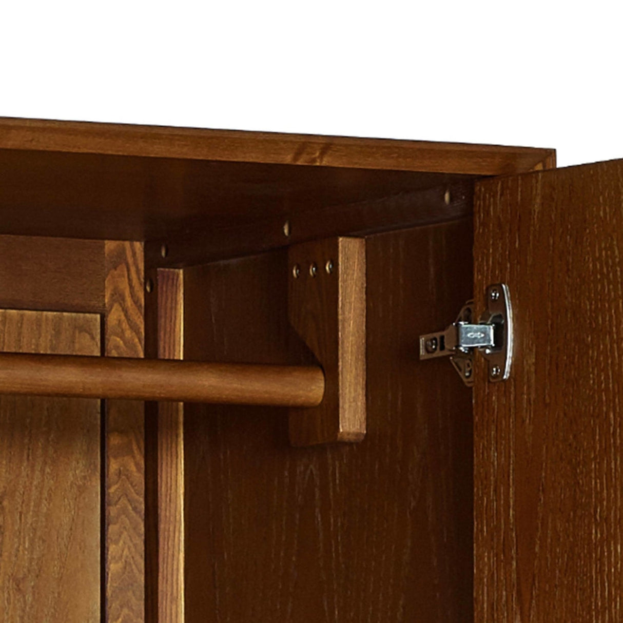 Wooden Wardrobe With 2 Door And 1 Drawer - Lowry