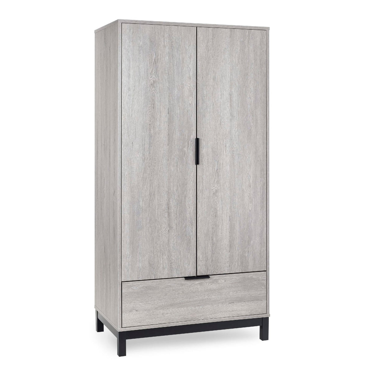 Wooden Wardrobe With 2 Doors And 1 Drawer - Bali