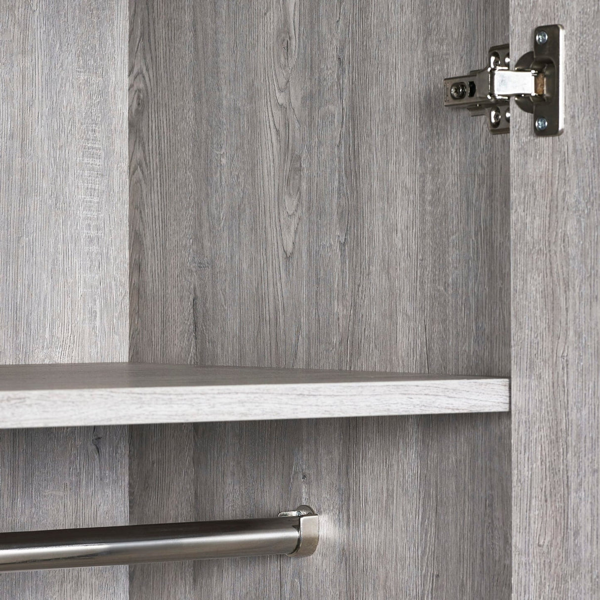 Wooden Wardrobe With 2 Doors And 1 Drawer - Bali