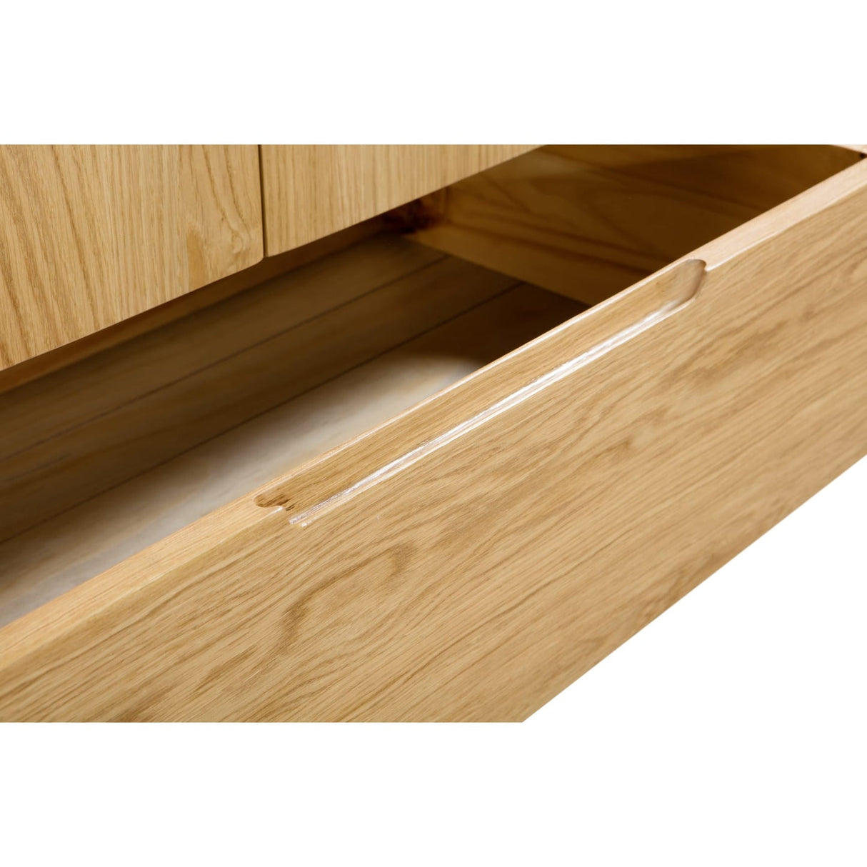 Wooden Wardrobe With 2 Doors And 1 Drawer - Curve