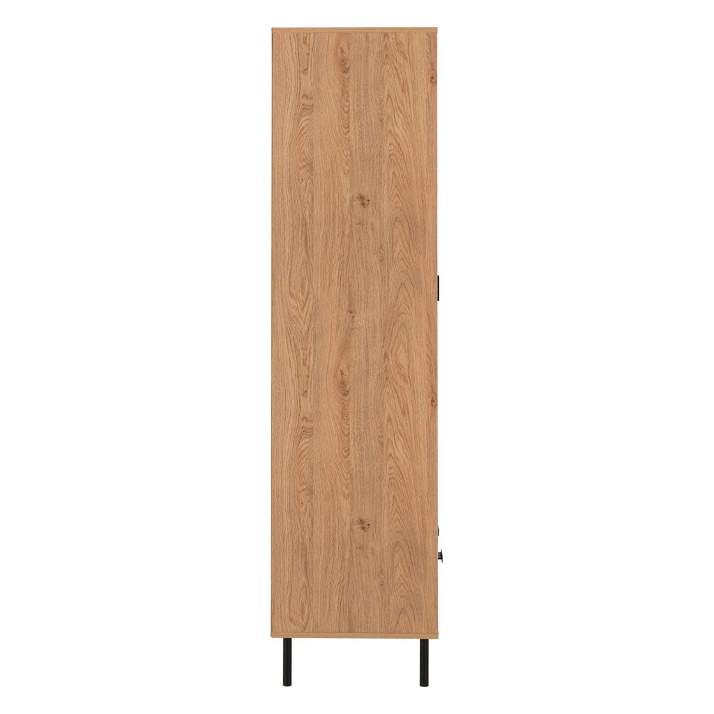 Wooden Wardrobe With 2 Doors And 1 Drawer - Leon