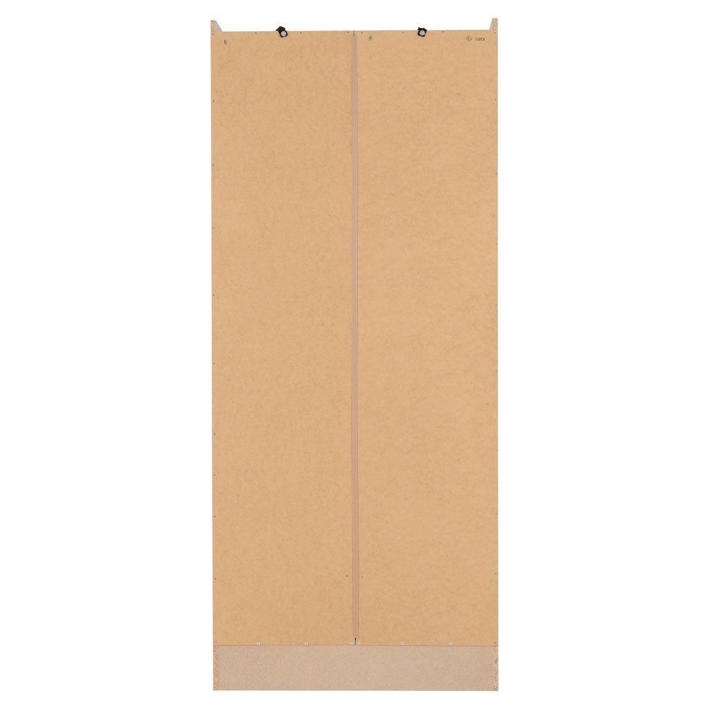 Wooden Wardrobe With 2 Doors And 1 Drawer - Nevada