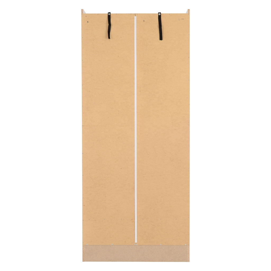 Wooden Wardrobe With 2 Doors And 1 Drawer - Nevada