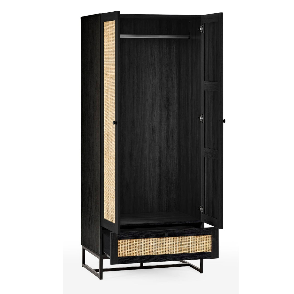 Wooden Wardrobe With 2 Doors And 1 Drawer - Padstow