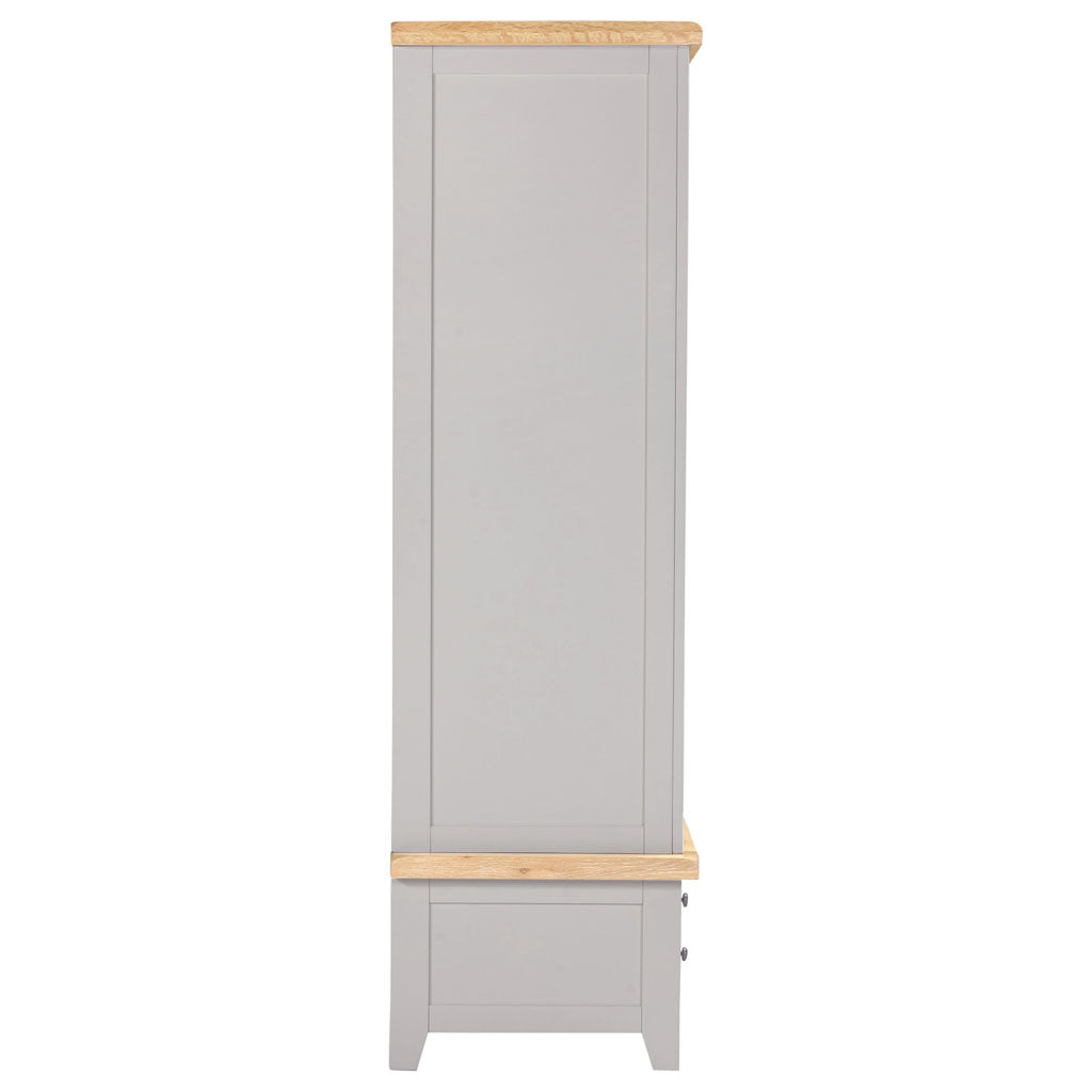Wooden Wardrobe With 2 Doors And 1 Drawer - Windsor