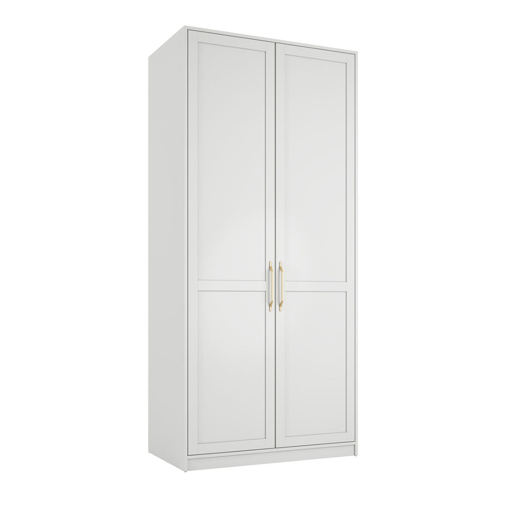 Wooden Wardrobe With 2 Doors - Austen