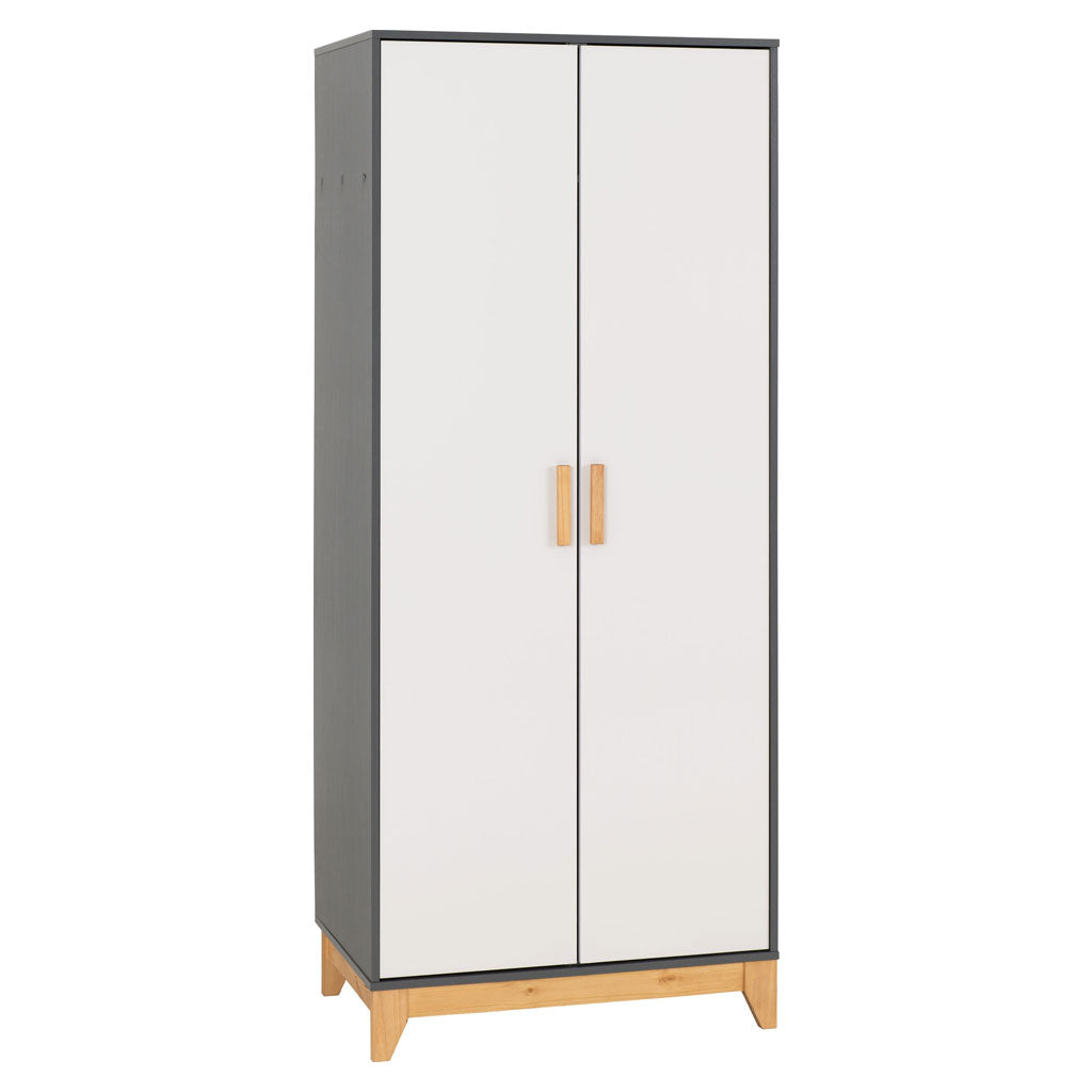 Wooden Wardrobe With 2 Doors - Cleveland