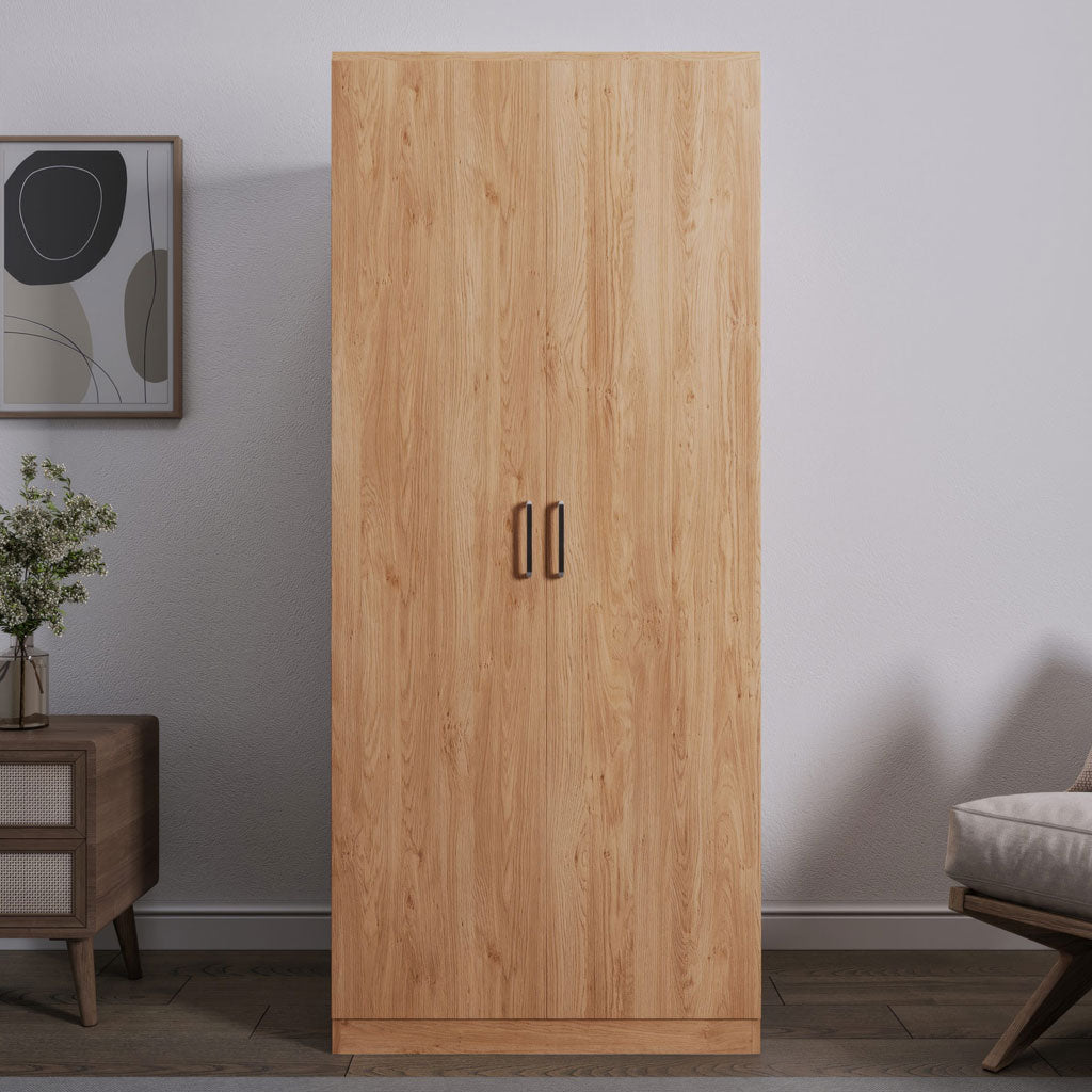 Wooden Wardrobe With 2 Doors - Dakota