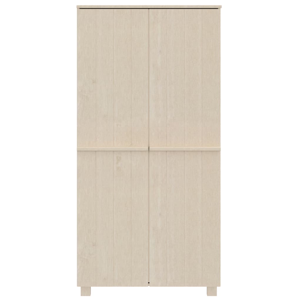 Wooden Wardrobe With 2 Doors - Hamar