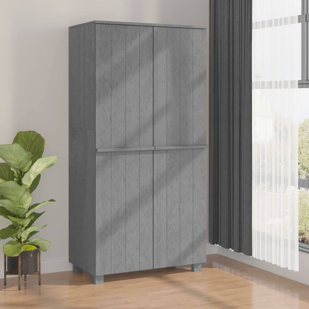 Wooden Wardrobe With 2 Doors - Hamar