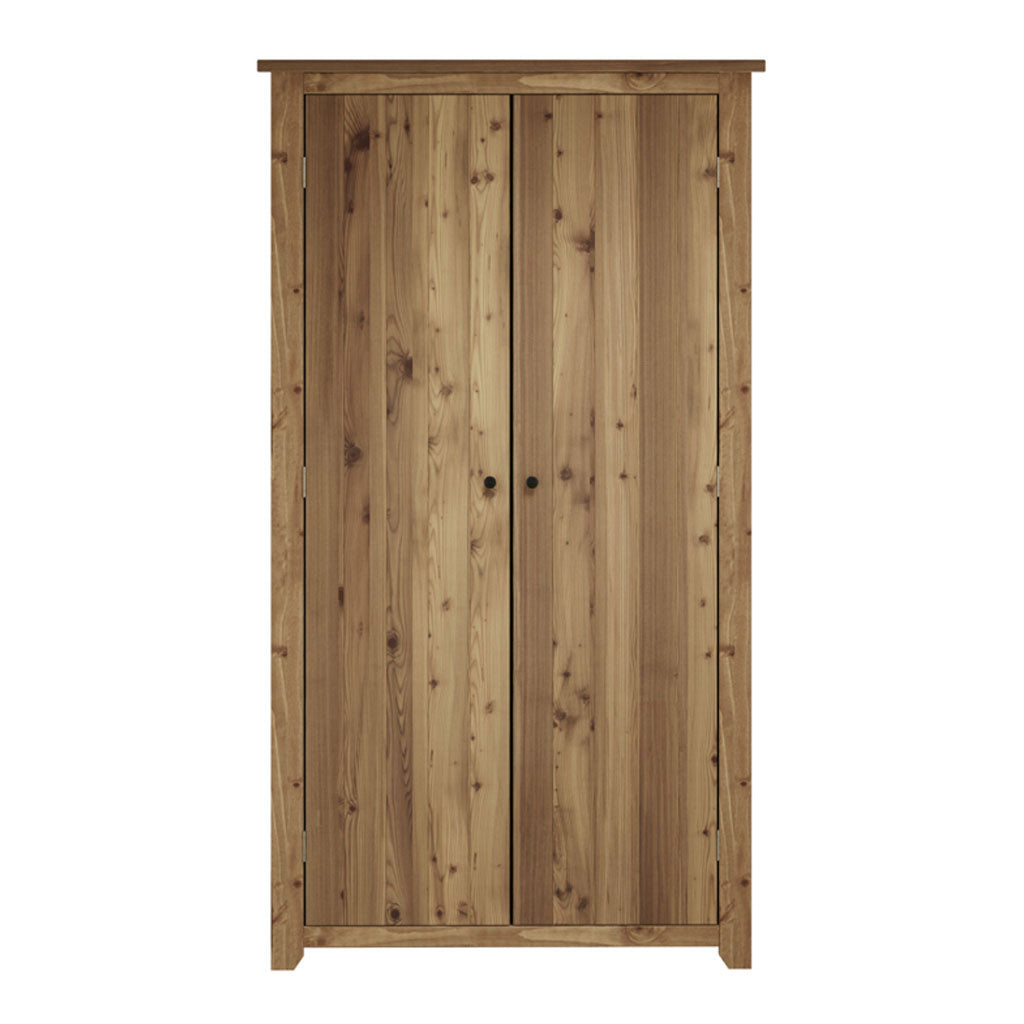 Wooden Wardrobe With 2 Doors - Havana