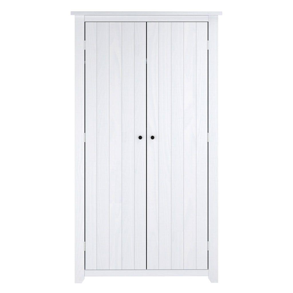 Wooden Wardrobe With 2 Doors - Havana