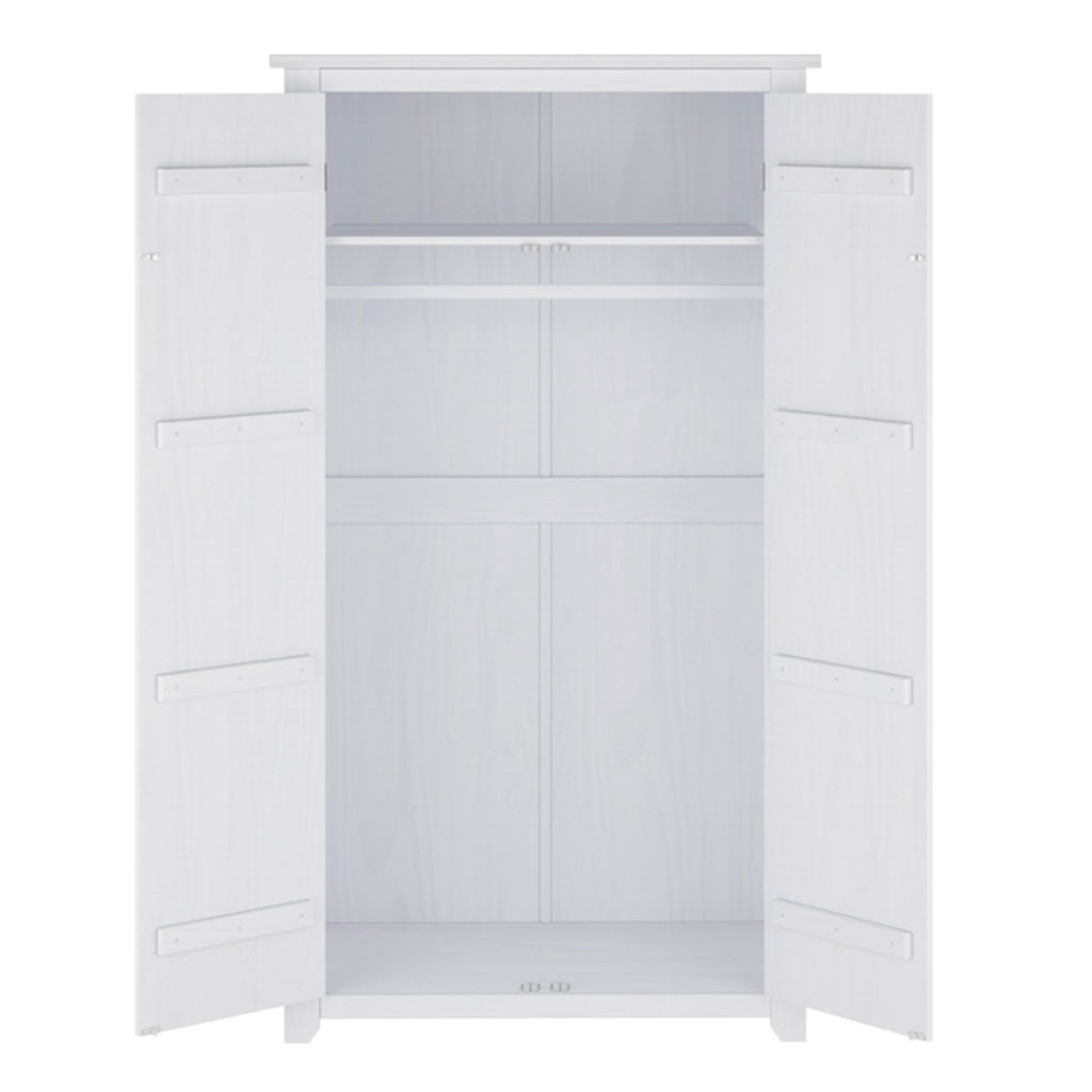 Wooden Wardrobe With 2 Doors - Havana