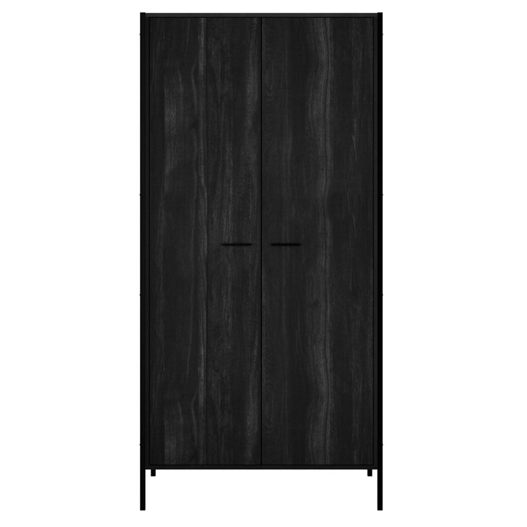 Wooden Wardrobe With 2 Doors - Hoxton